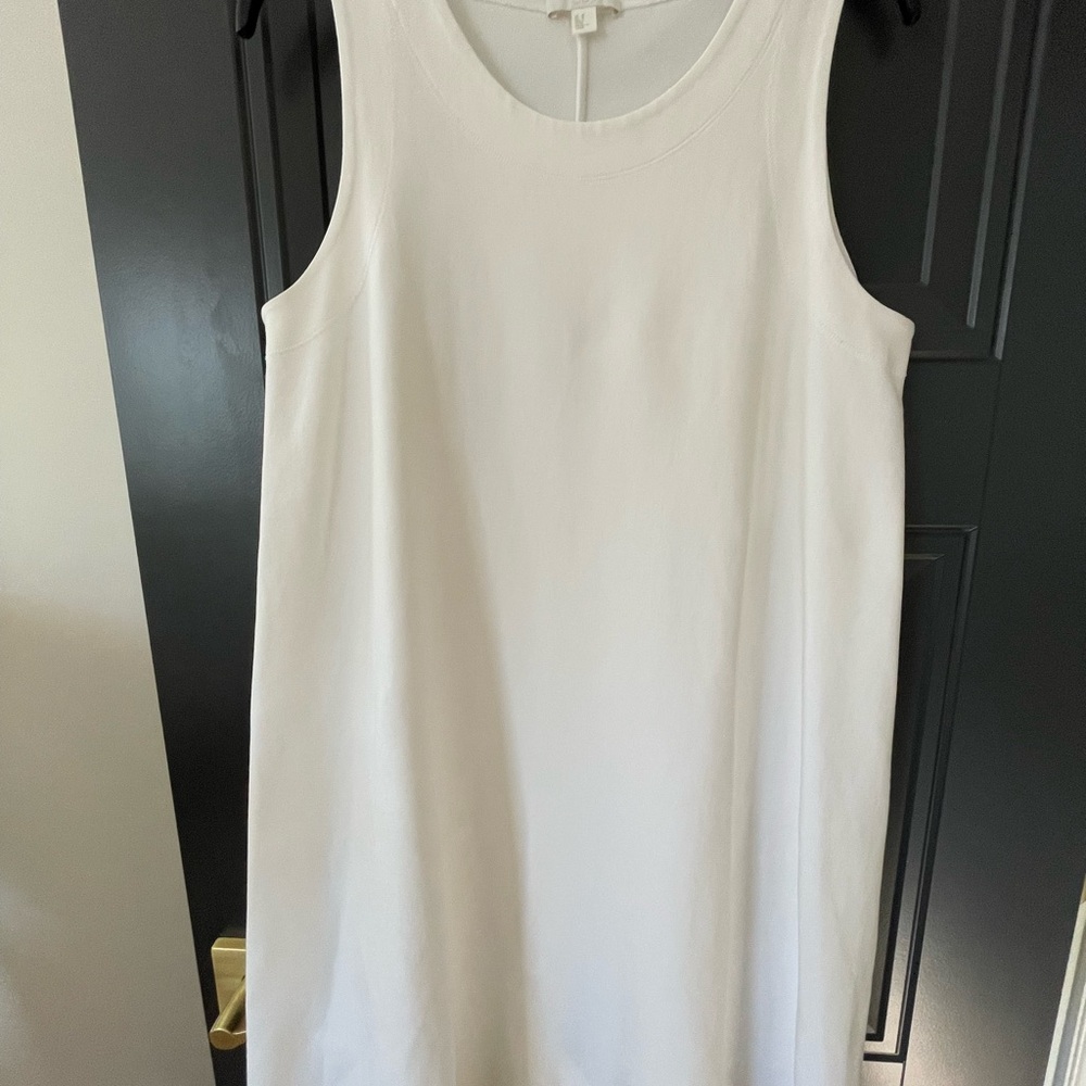COS White Cotton A line dress